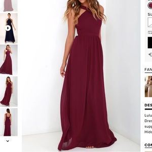 Burgundy Maxi Dress